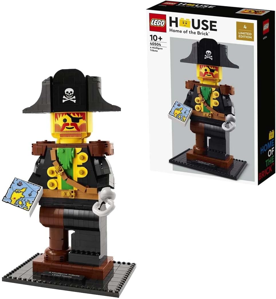 LEGO 40504 A Minifigure Tribute – Buildable Pirate Display Set