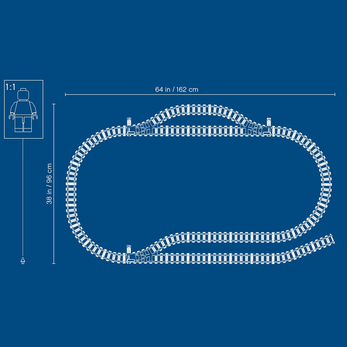 Lego 60205 | 8 x Flexible Tracks