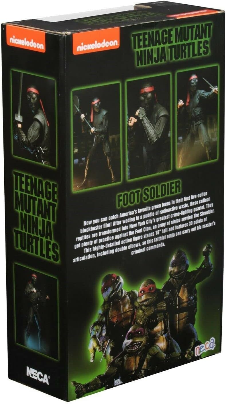 NECA – Teenage Mutant Ninja Turtles (1990 Movie) – 1/4 Scale Action Figure – Foot Clan Soldier
