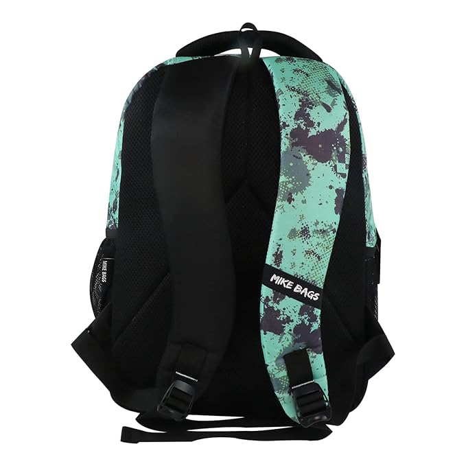 Mike School Bags Trio Backpack – 17L | Stylish & Spacious Sea Green Backpack