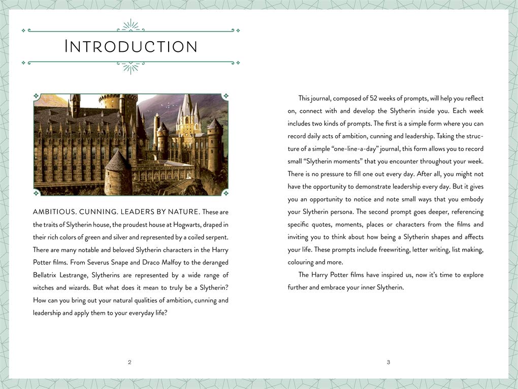 Harry Potter: Ambition: A Guided Journal for Embracing Your Inner Slytherin