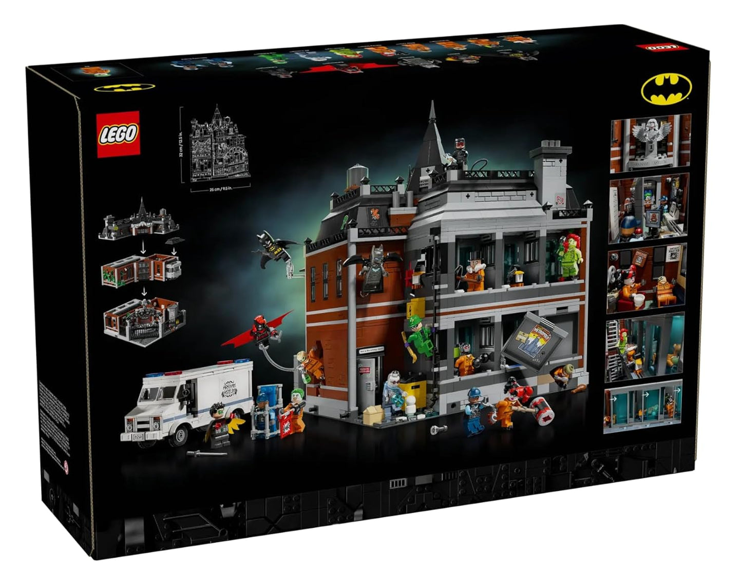LEGO 76300 Arkham Asylum – Batman 2953-Piece Collector's Set (18+)