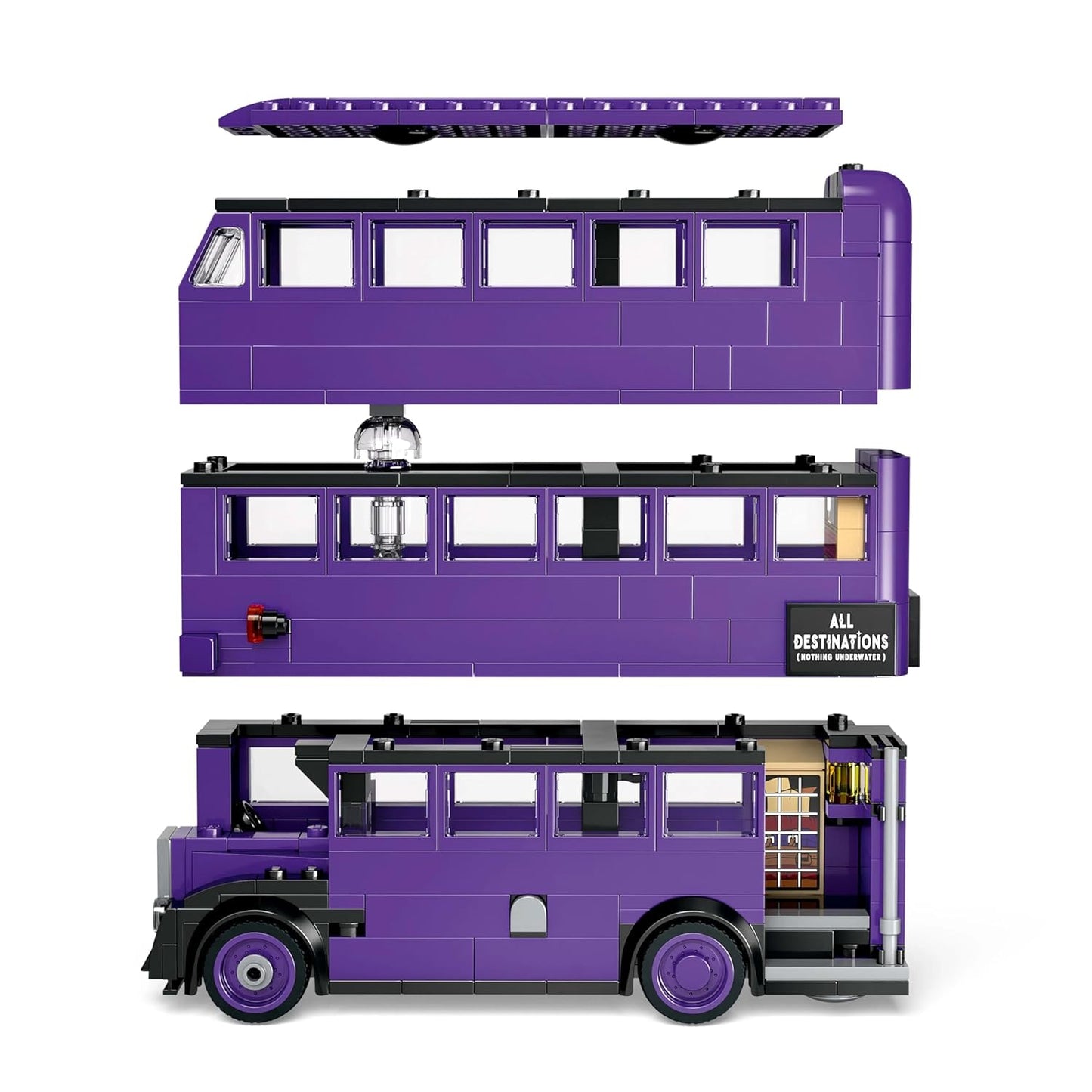 LEGO Harry Potter Knight Bus Adventure, Magic Vehicle Toy 76446 Building Blocks Toys for 8+ Gift for Boys and Girls