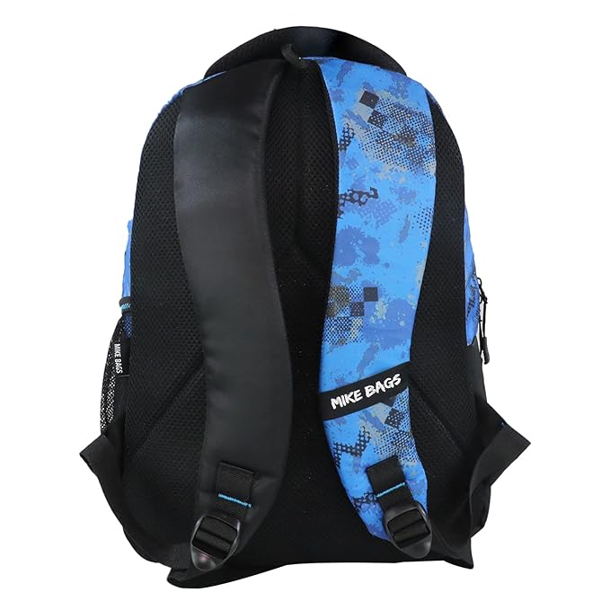 Mike School Bags Trio Backpack – 17L | Stylish & Spacious Blue Backpack