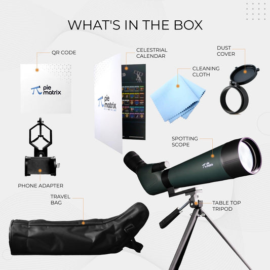 Sight Master 20-60x80 HD Spotting Scope – Zoom, Shoot & Explore Nature in Ultra Clarity