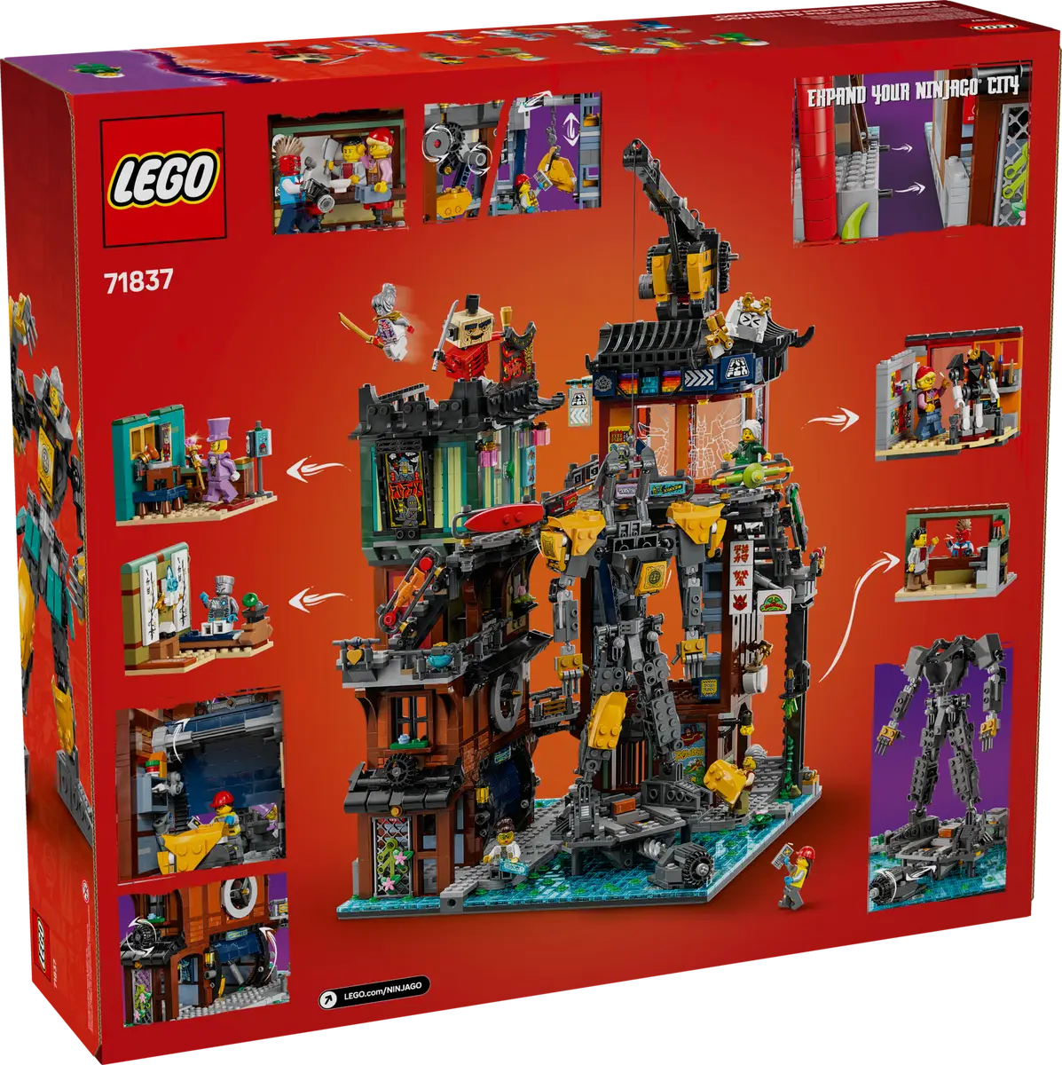 LEGO 71837 NINJAGO City Workshops (3244 Pieces)