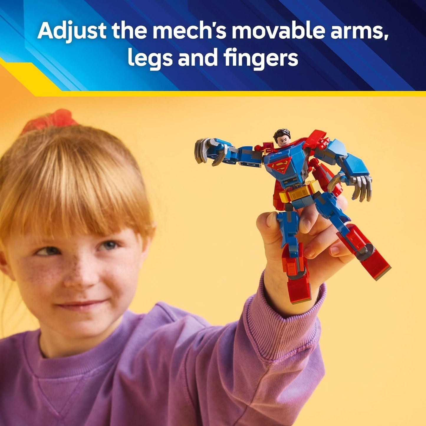 LEGO 76302 DC Superman Mech vs. Lex Luthor Building Set (120 Pieces)
