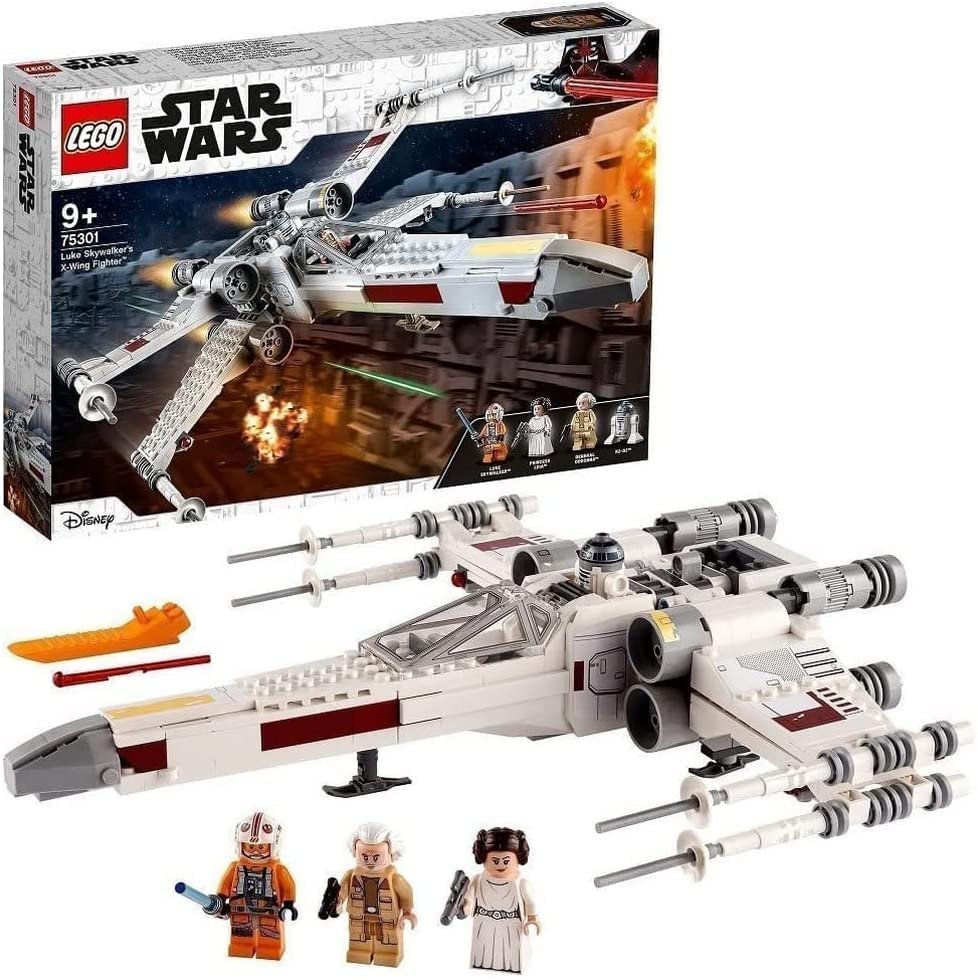LEGO 75301 Star Wars Luke Skywalker’s X-Wing Fighter ,Awesome Toy Building Kit (474 Pieces)