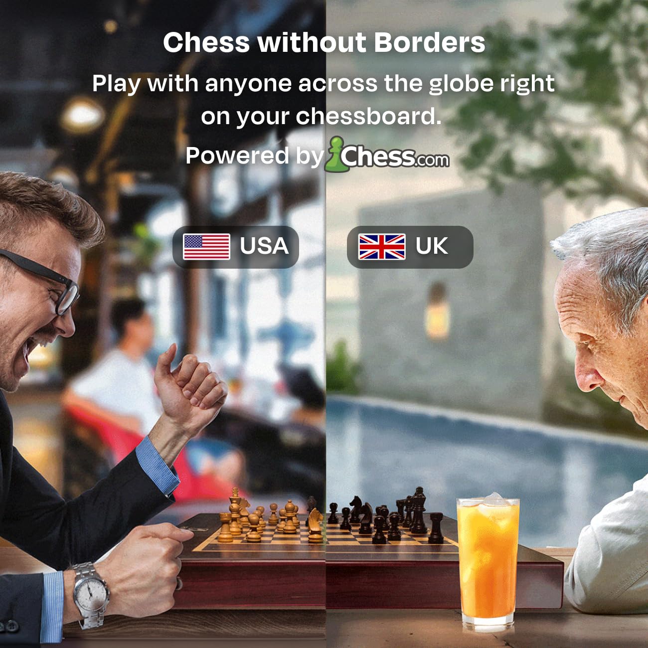 Miko Chess Grand: The World's Smartest AI-Powered Electronic Chess Board | Fully Automated Magnetic Wooden Set with Self-Moving Pieces for All Skill Levels