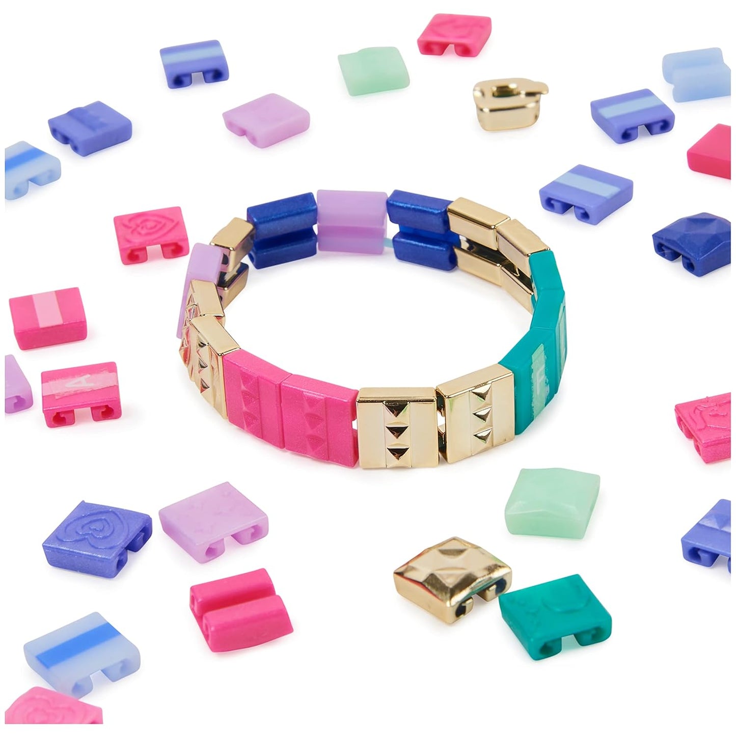 Cool Maker - POPSTYLE Bracelet Maker - Friendship Bracelet Making Kit - 1 Machine with Storage, 170 Beads and 22 Reusable Elastic Bands