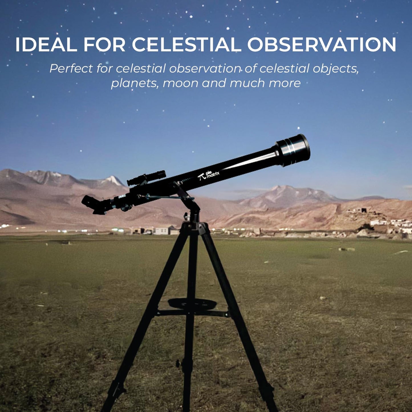Phoenix 60700 Telescope – 175x Zoom for Stunning Moon & Planet Views