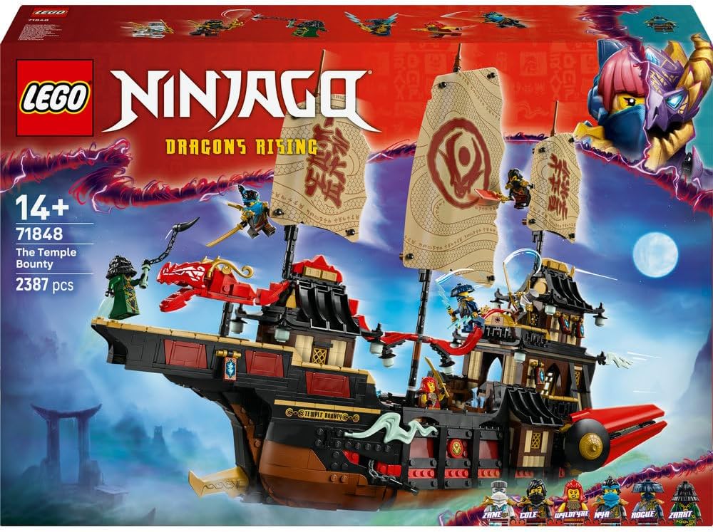 LEGO 71848 NINJAGO The Temple Bounty Building Set (2387 Pieces)
