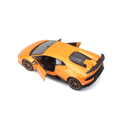 Bburago Lamborghini Huracan Performante, Die Cast, 1: 24 Scale (Metallic Orange)