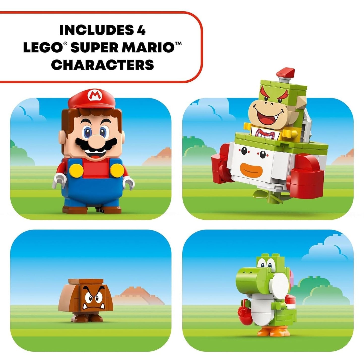 LEGO Super Mario Bowser Jr.'s Clown Car Battle Playset (71439)! 218 pieces Age 6+