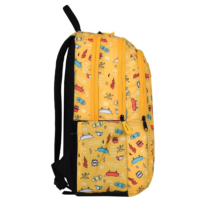 Arctic Fox Bitsy Skate Yellow 21 Liters School Backpack for Boys and Girls