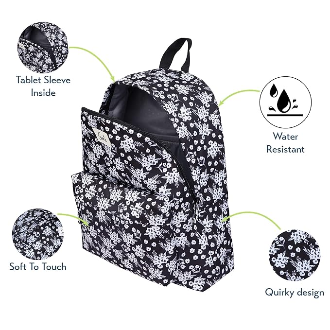 Genie Tribe Royal Casual Backpack | Stylish, Lightweight & Spacious for Everyday Use