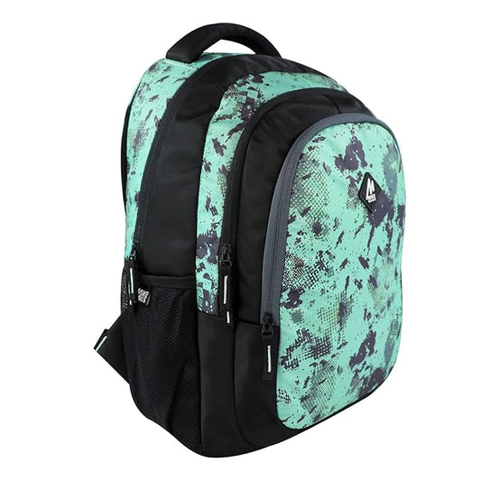 Mike School Bags Trio Backpack – 17L | Stylish & Spacious Sea Green Backpack