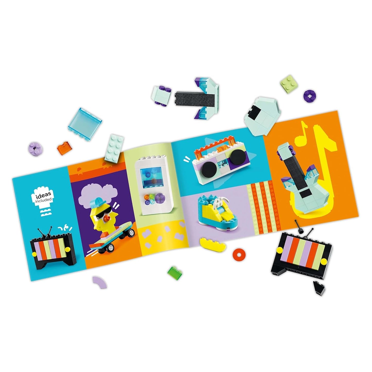LEGO Classic Cool Creative Box, Colorful Building Bricks Toy 11043 Building Blocks Toys for 5+ Gift for Boys and Girls