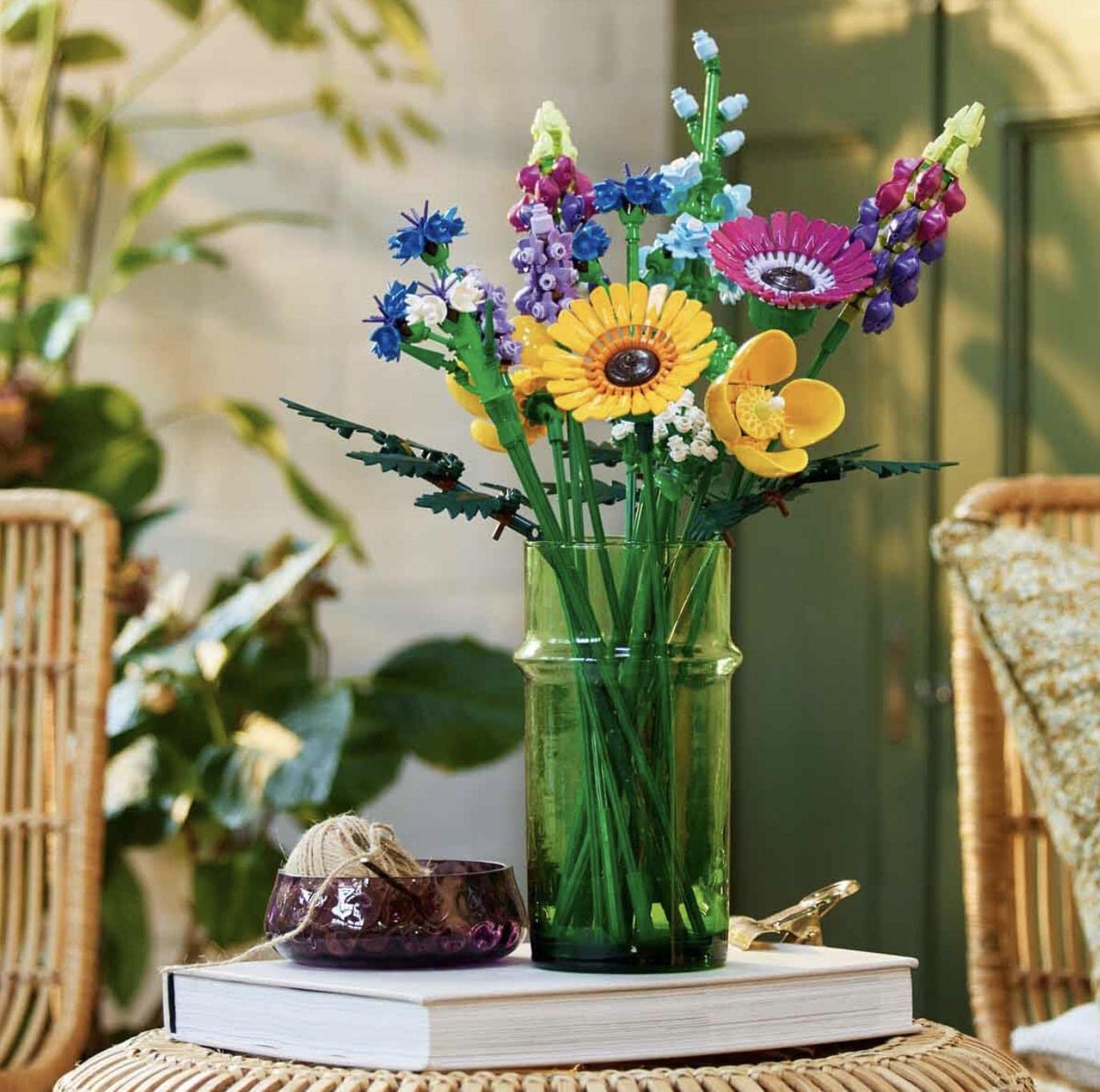 LEGO Icons Wildflower Bouquet 10313 Building Set (939 Pieces), Multi Color