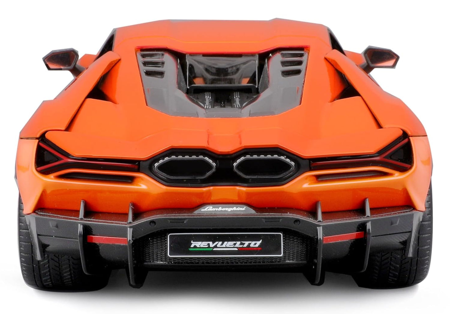 Maisto - 1/18 Scale Model Compatible with Lamborghini Revuelto Hybrid 2023 (Orange) Sports Car Collectible Miniature