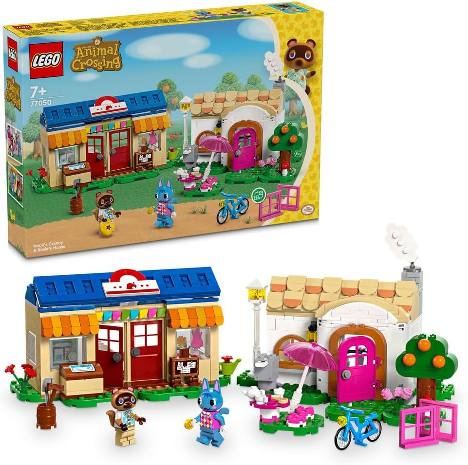 LEGO 77050 Animal Crossing Nook’s Cranny & Rosie's House Building Set (535 Pieces)