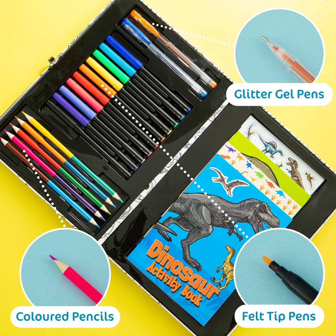 Colour & Carry Dinosaur Activity Colouring Kit