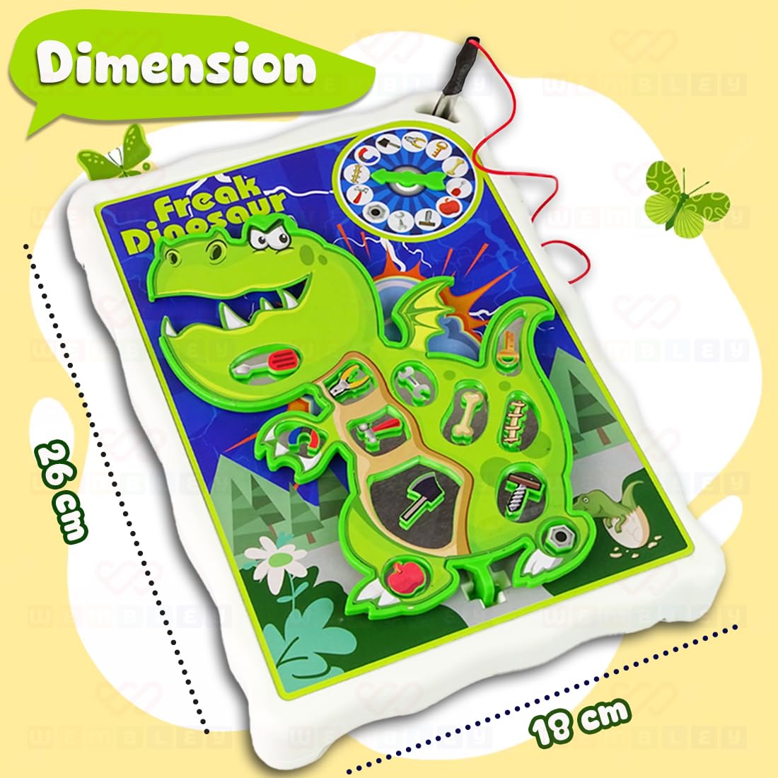 Freak Dinosaur Operation Board Game – Electronic Skill Toy for Kids Ages 4–12
