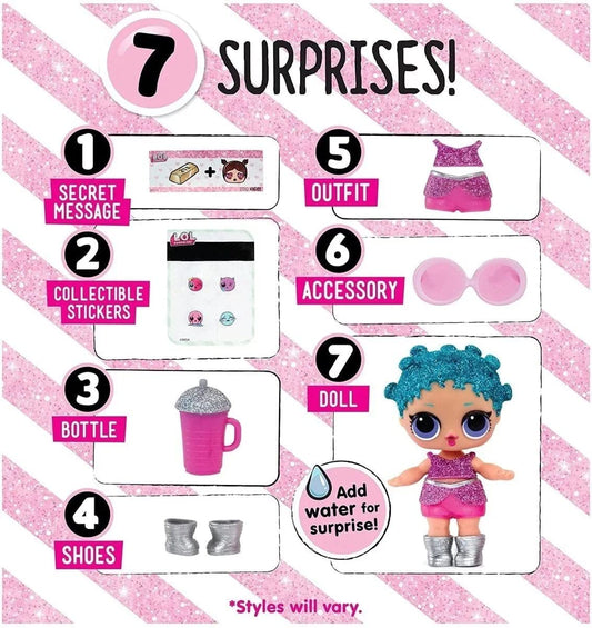 LOL Glitter Surprise Mystery Pack Doll with Candide Accessories, for Girls Age 3,4,5,6....