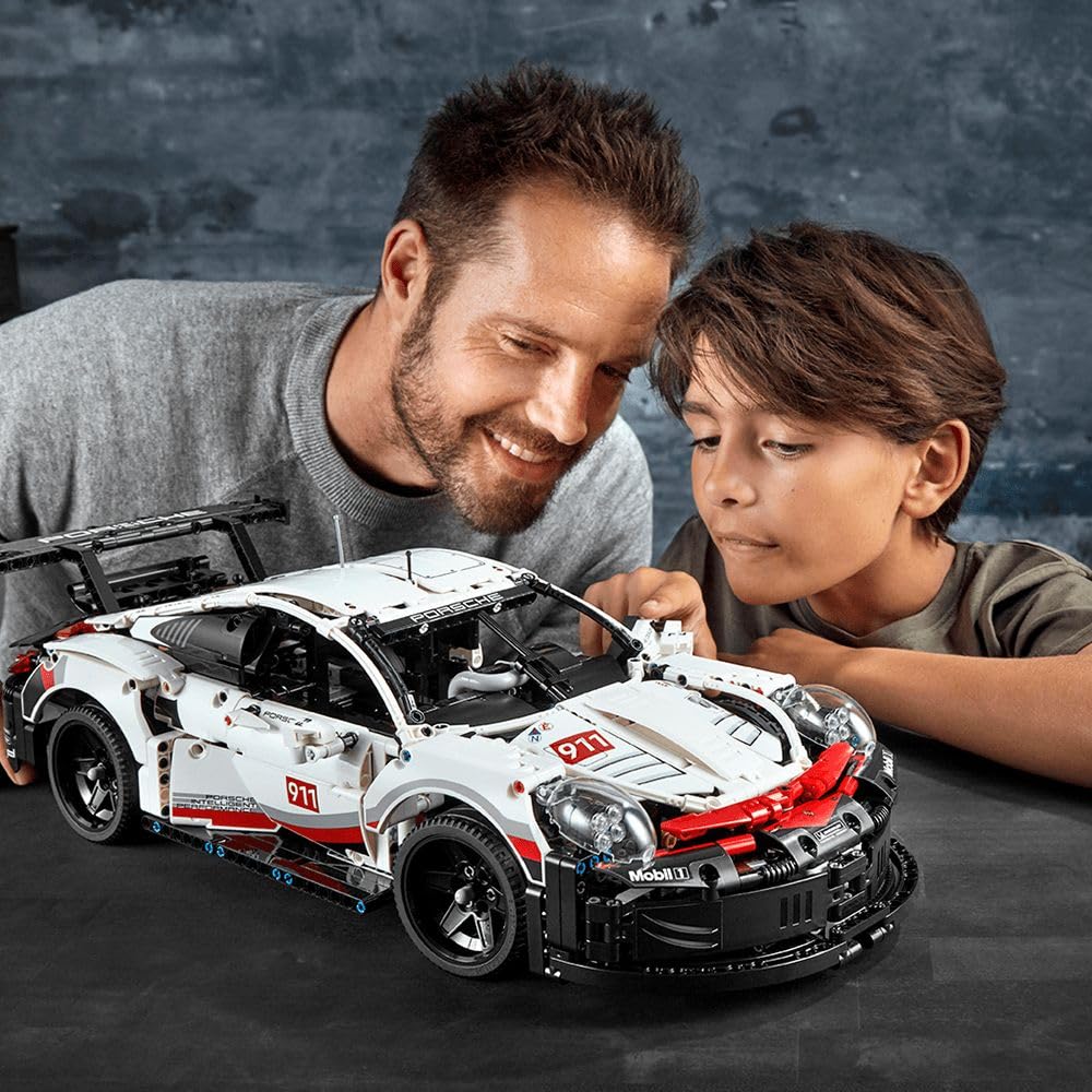 LEGO 42096 Technic Porsche 911 Rsr Building Blocks For Kids (1580 Pcs) ,Multicolor