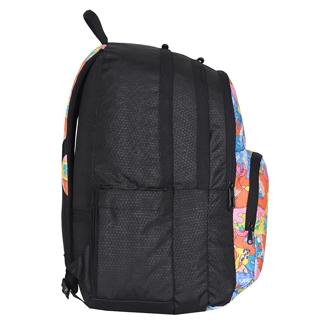 Arctic Fox School Bags Color Splash Castel rock 34 Liters School Backpack for Boys and Girls