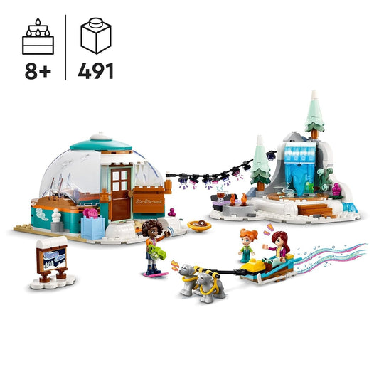 LEGO 41760 Friends Igloo Holiday Adventure Building Toy Set (491 Pieces)