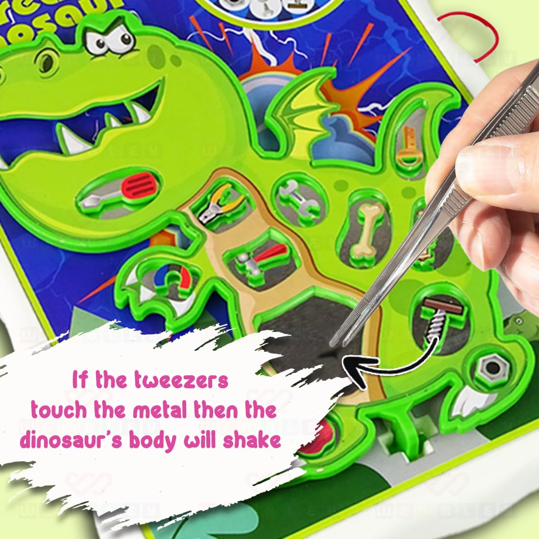 Freak Dinosaur Operation Board Game – Electronic Skill Toy for Kids Ages 4–12