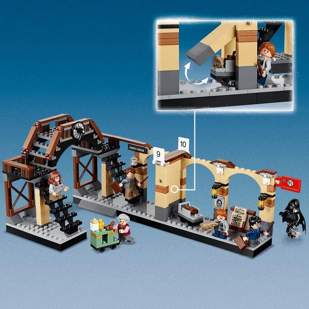 LEGO Harry Potter Hogwarts Express 75955 Toy Train Building Set Includes Model Train and Harry Potter Minifigures Hermione Granger and Ron Weasley (801 Pieces)