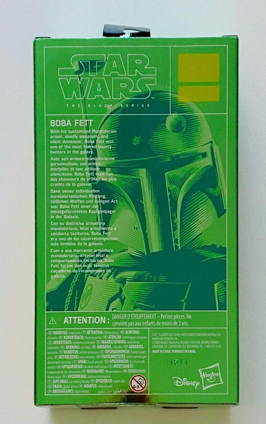 NECA Star Wars The Black Series Boba Fett (Carbonized Graphite) 6-inch Action Figure