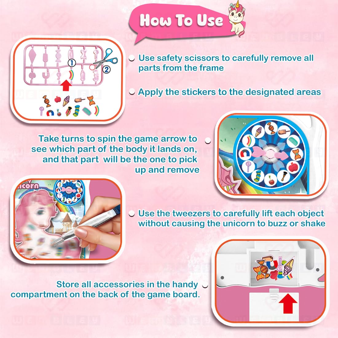 Crazy Unicorn Operation Board Game – Magical Electronic Fun for Kids Ages 4–12