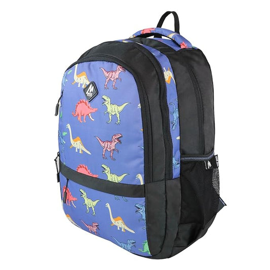 Mike Rage Dino School Bags – 18L | Fun & Durable Blue Backpack for Kids