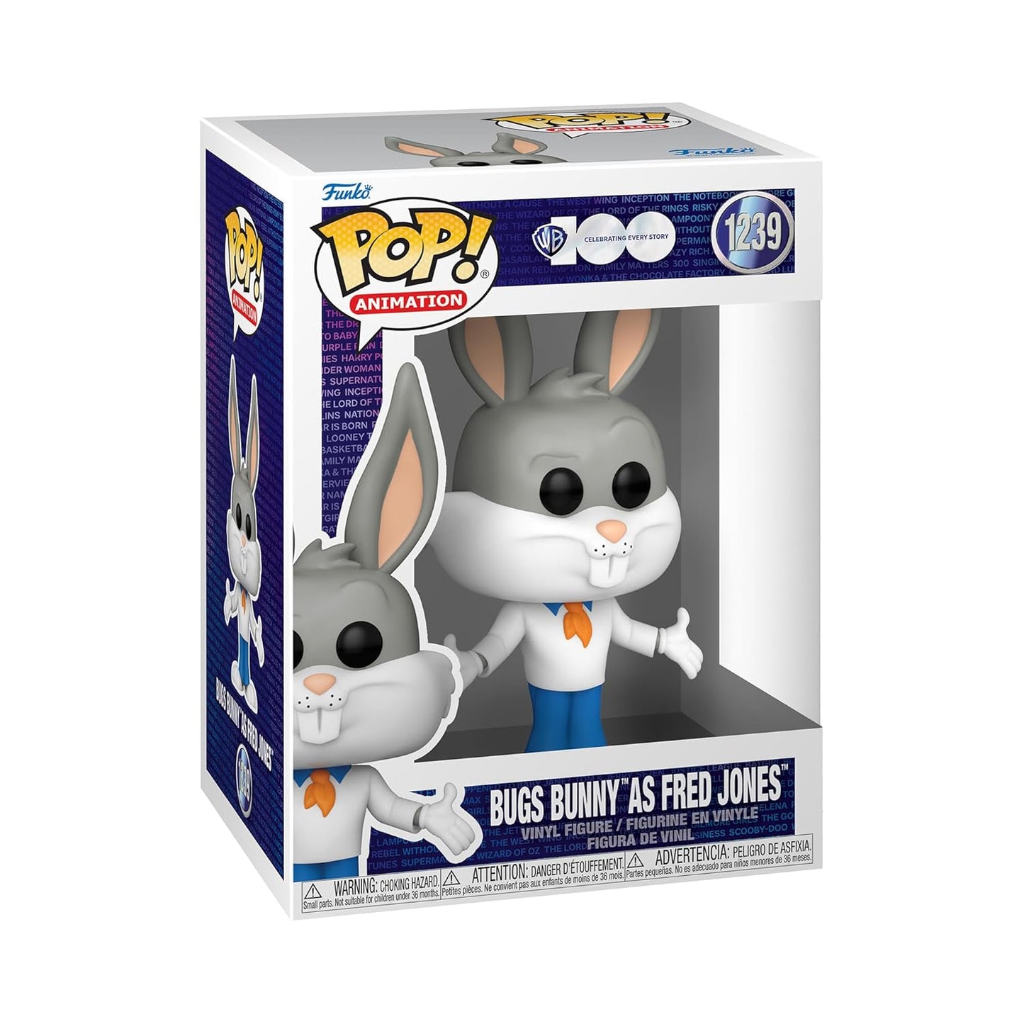 FUNKO POP! ANIMATION: WB 100: Bugs Bunny as Fred Jones