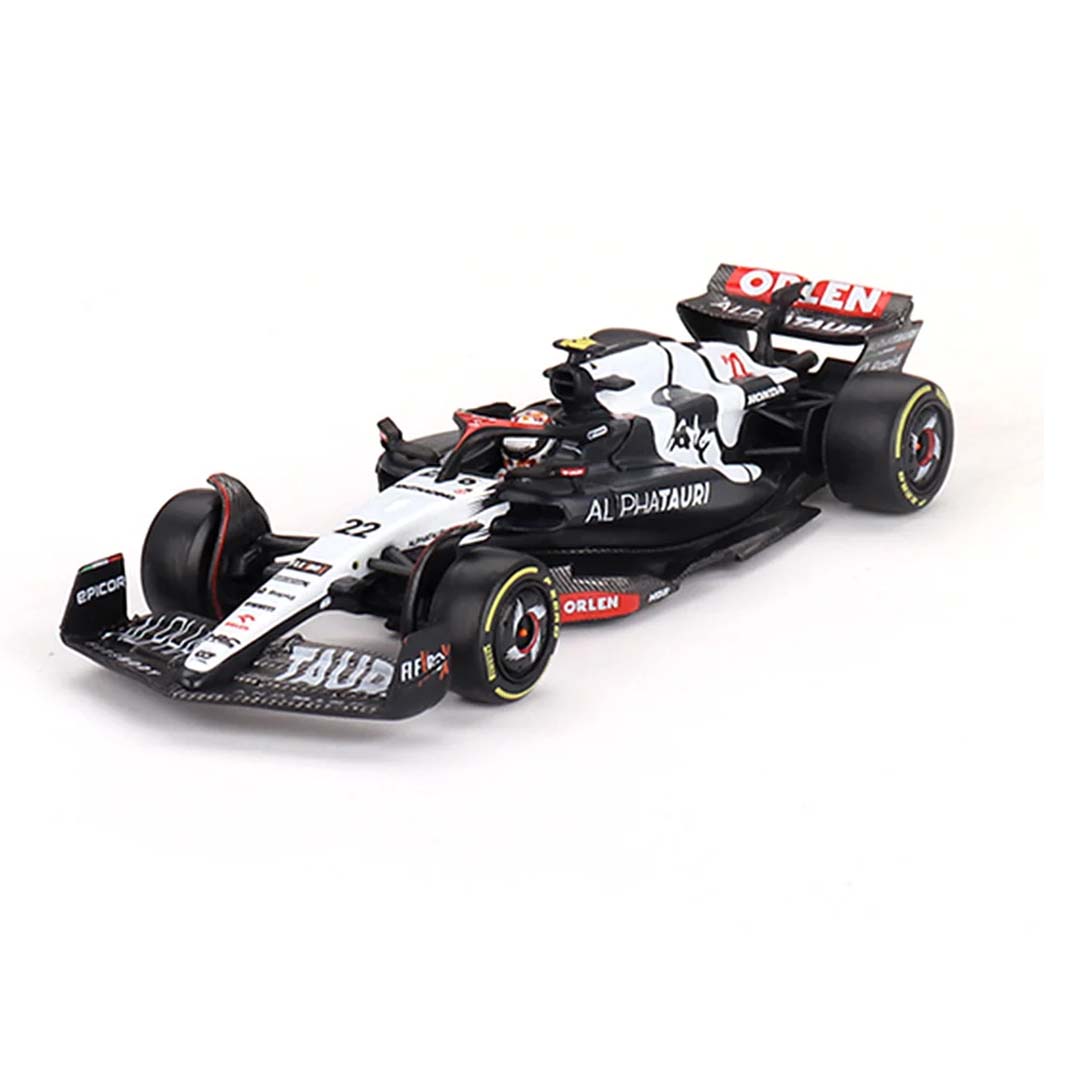 Mini GT 1/64 AlphaTauri AT04 #22 Yuki Tsunoda – 2023 F1 Australian GP Diecast Scale Model Car