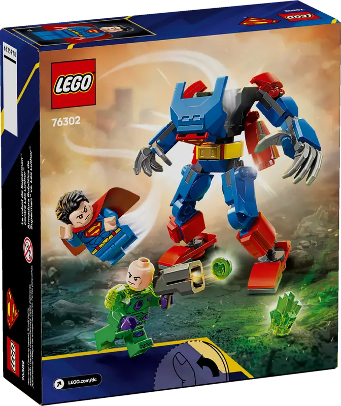 LEGO 76302 DC Superman Mech vs. Lex Luthor Building Set (120 Pieces)