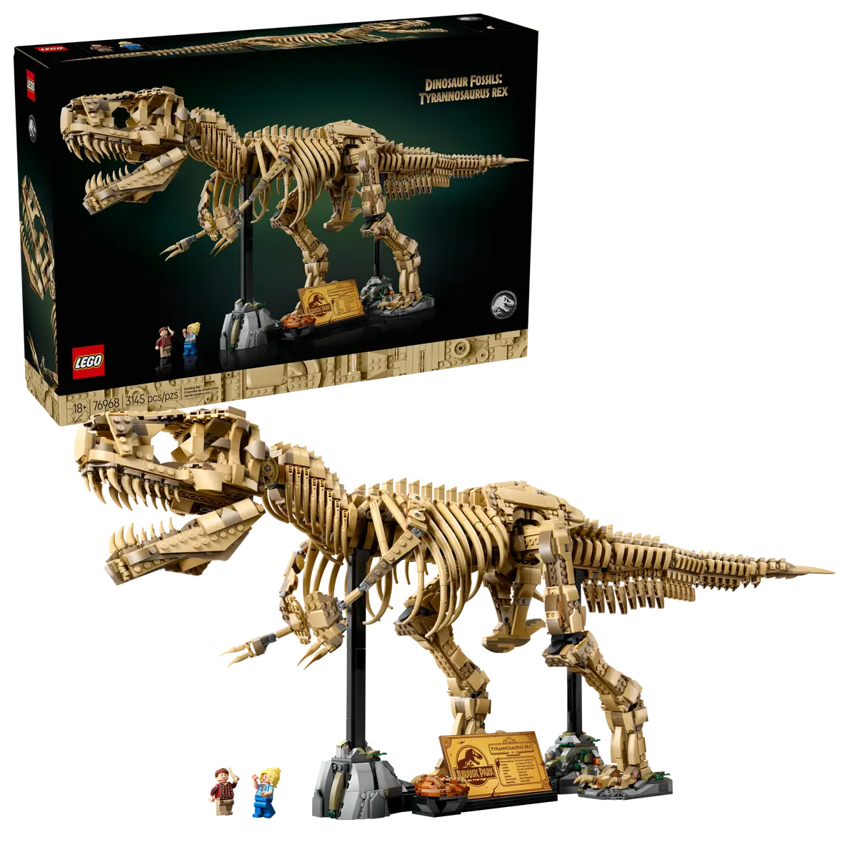 LEGO 76968 Dinosaur Fossils: Tyrannosaurus Rex Skeleton Building Set