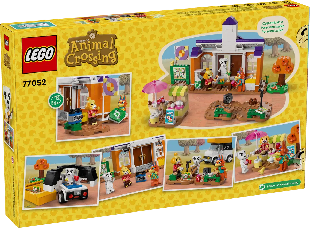 LEGO 77052 Animal Crossing K.K.'s Concert at the Plaza Building Set (550 Pieces)