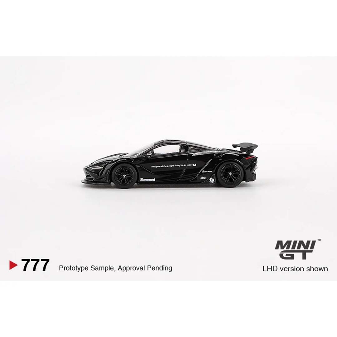 Mini GT 1/64 McLaren 720S LB Works Black LHD Diecast Scale Model Car