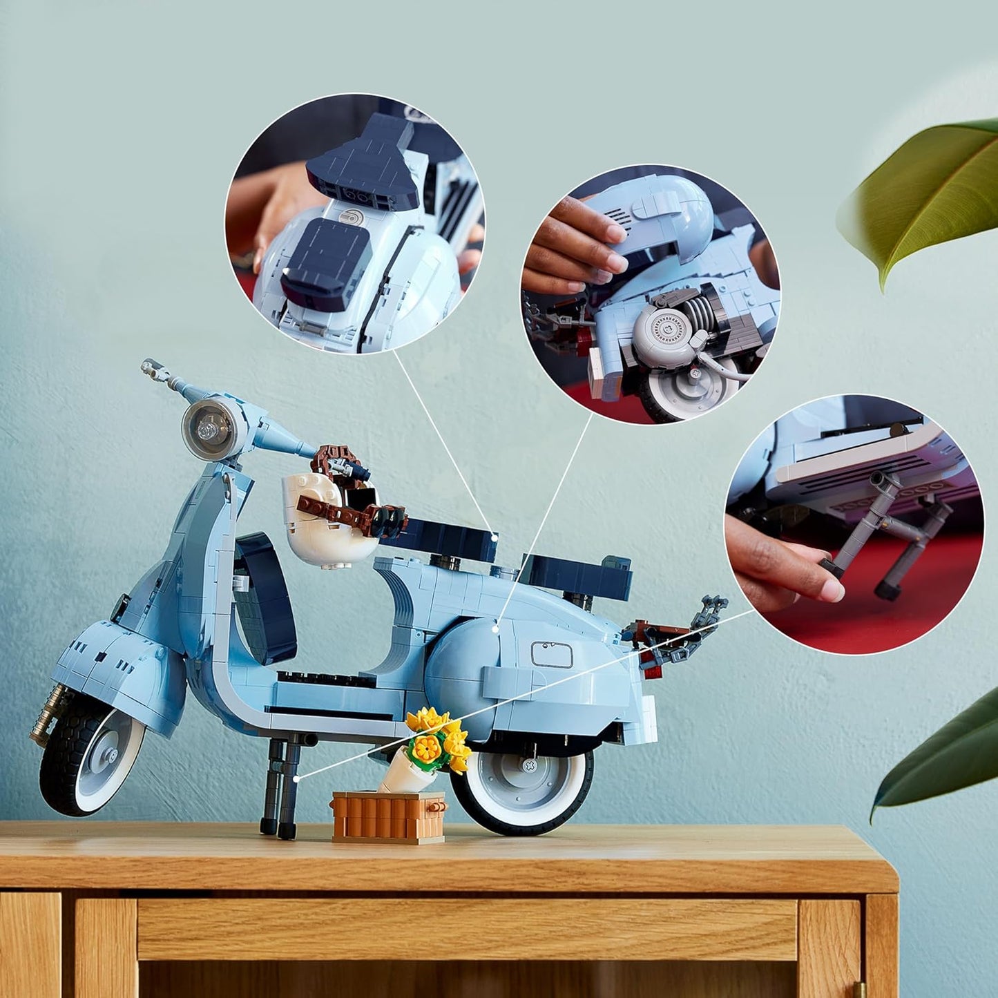LEGO 10298! Vespa 125 Building Kit For The Adults (1,106 Pieces)