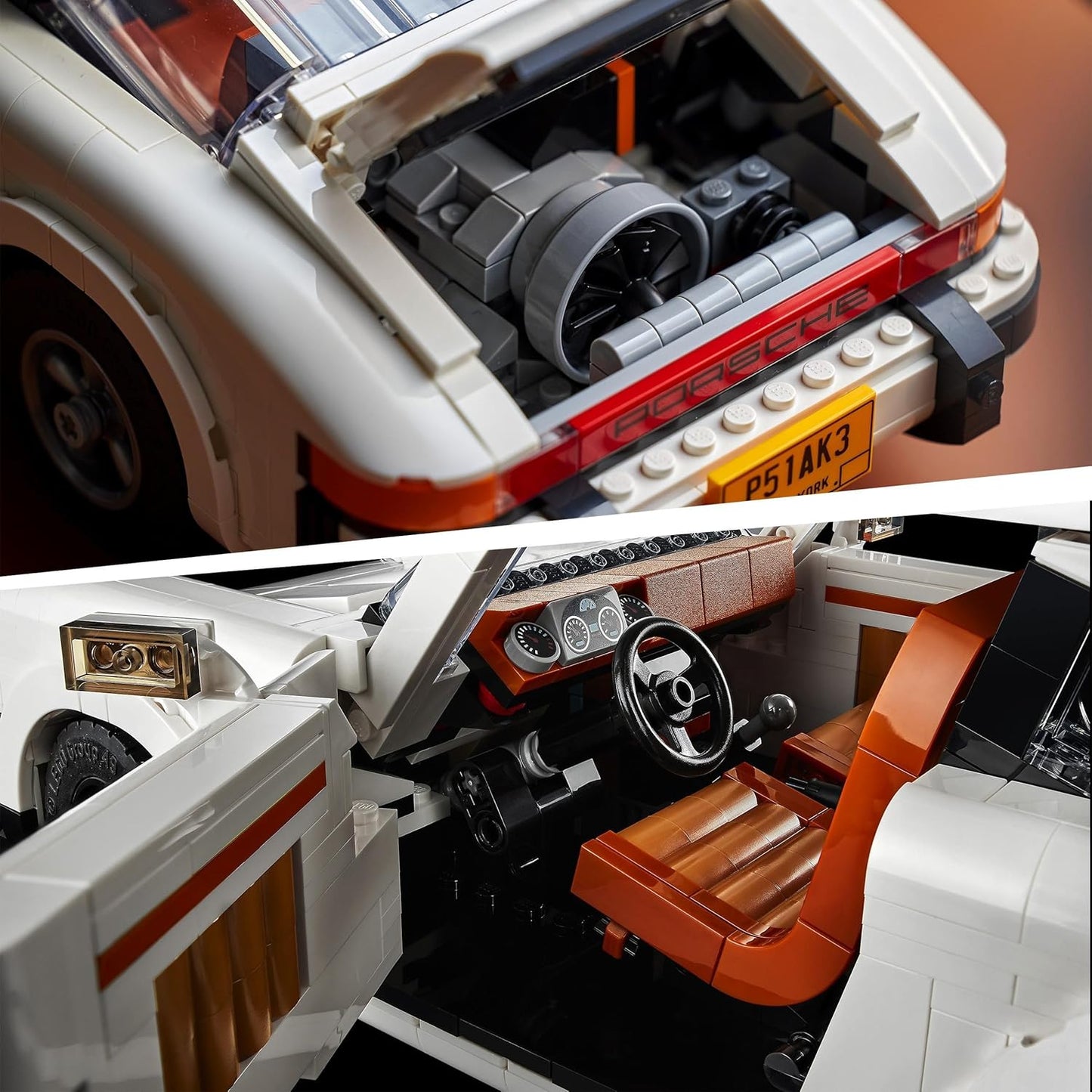 LEGO Porsche 911 (10295) Model Building Kit; Engaging Building Project for Adults; Build and Display The Iconic Porsche 911; New 2021 (1,458 Pieces)