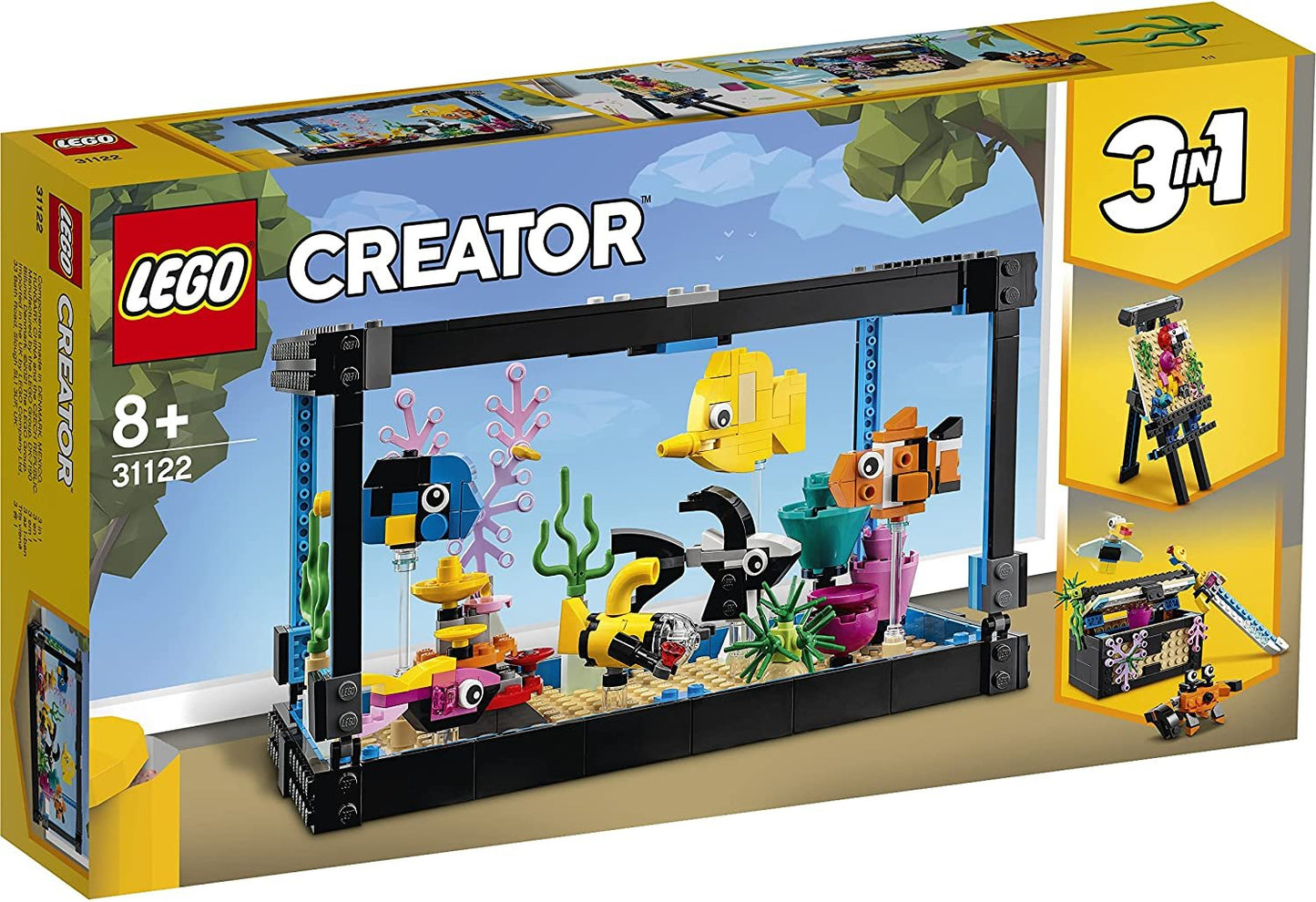 LEGO 31122! Creator 3in1 Fish Tank Building Kit (352 Pieces)