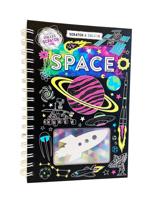 Scratch & Colour: Space – Explore the Cosmos in Vibrant Colors! (Hardcover by Autumn)
