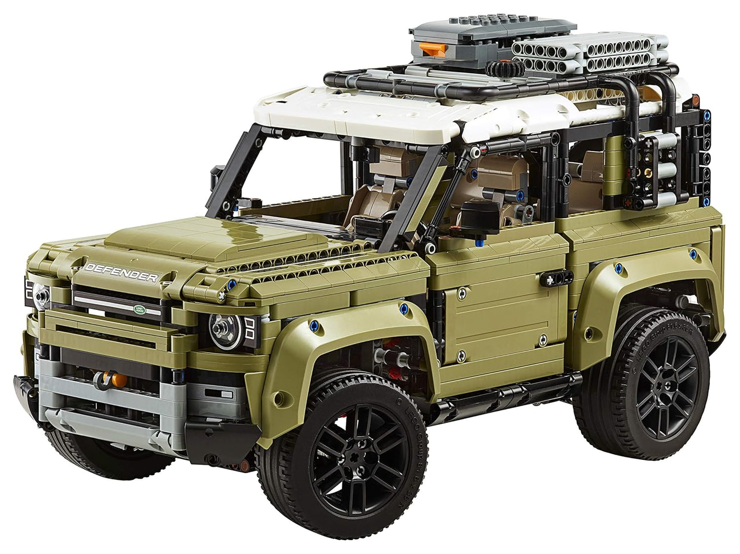 LEGO 42110 Technic Land Rover Defender Off Road 4x4 Car, Exclusive Collectible Model, 2573 Pieces Advanced Building Set,Multicolor