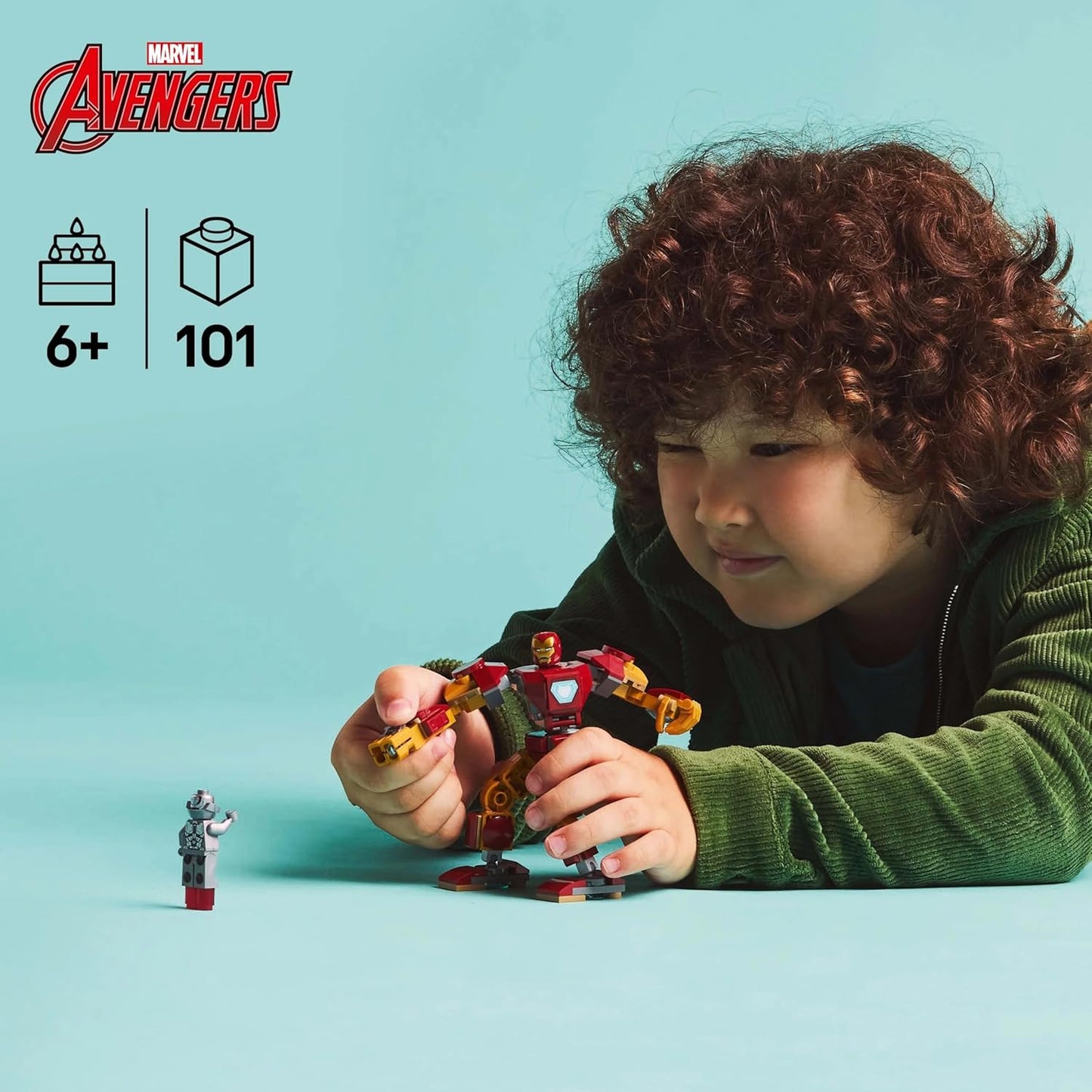 LEGO 76307 Marvel Iron Man Mech vs. Ultron Building Set (101 Pieces)