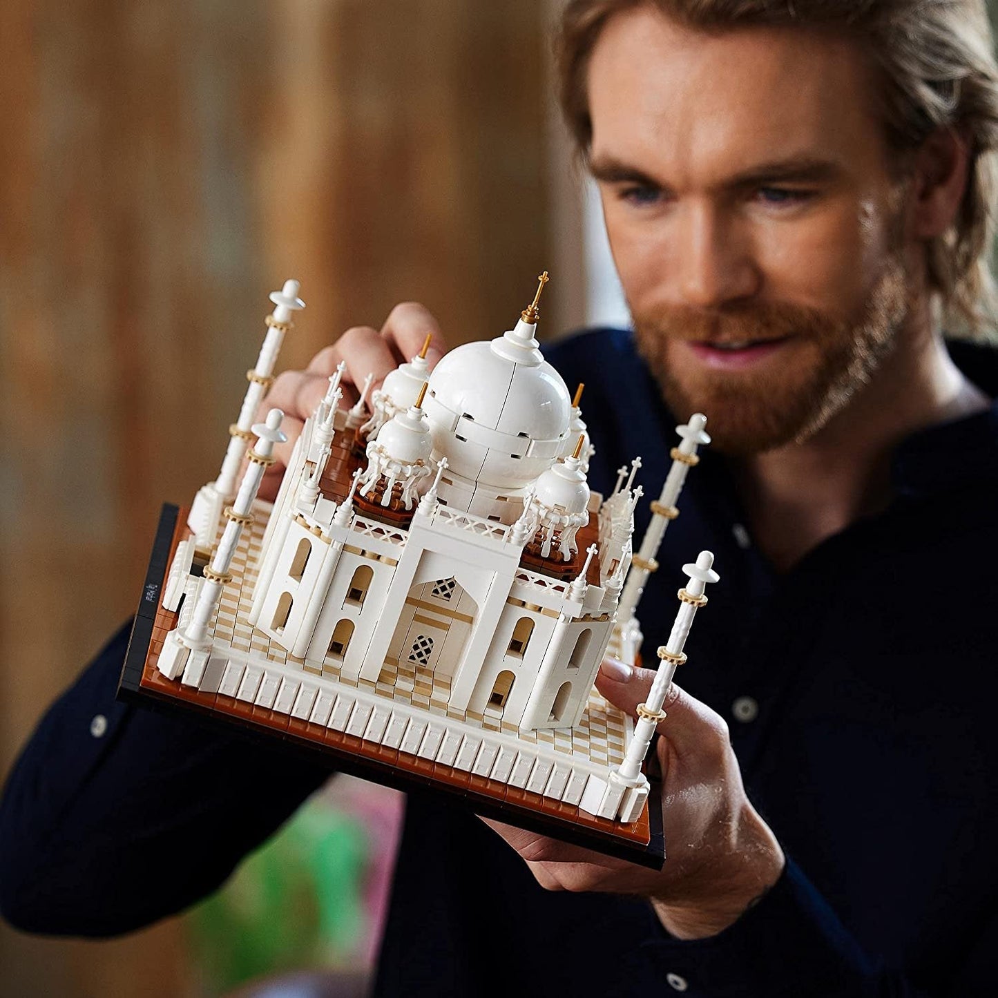 LEGO Architecture L&Marks Collection Taj Mahal 21056 Building Kit (2,022 Pcs),Multicolor