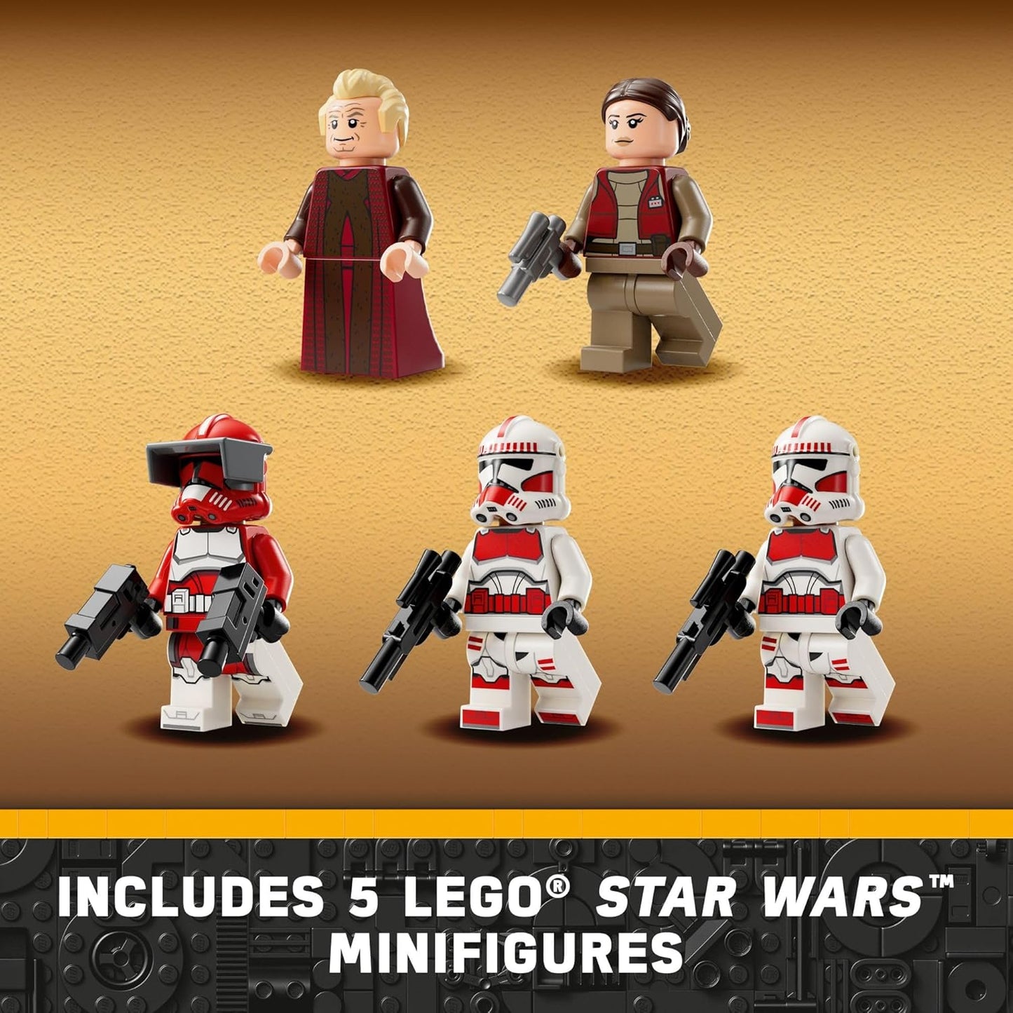 LEGO 75354 Star Wars The Clone Wars Coruscant Guard Gunship Building Set (1083 Pieces)